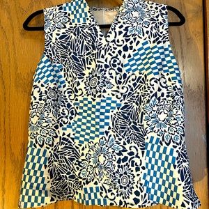 vintage adrianna papell silk Short sleeve Blouse